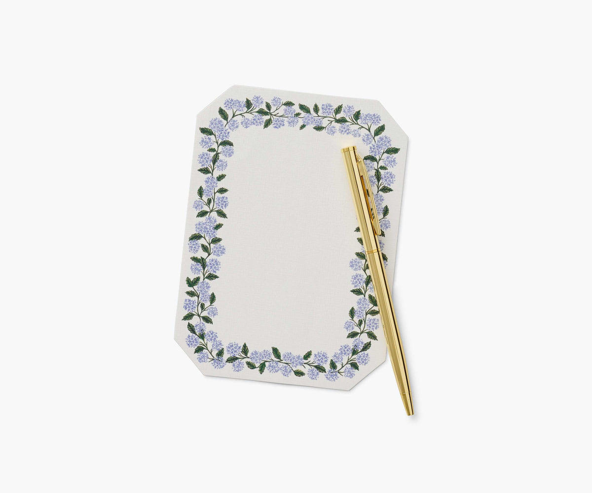 Note Writing Set - Hydrangea