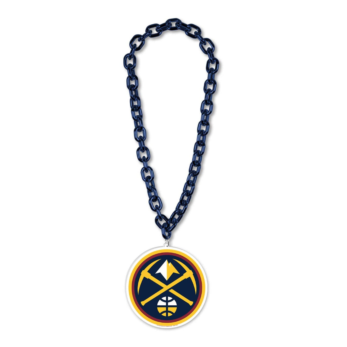 Denver Nuggets Big Chain Necklace product image 1, provided for visual reference and product detail review