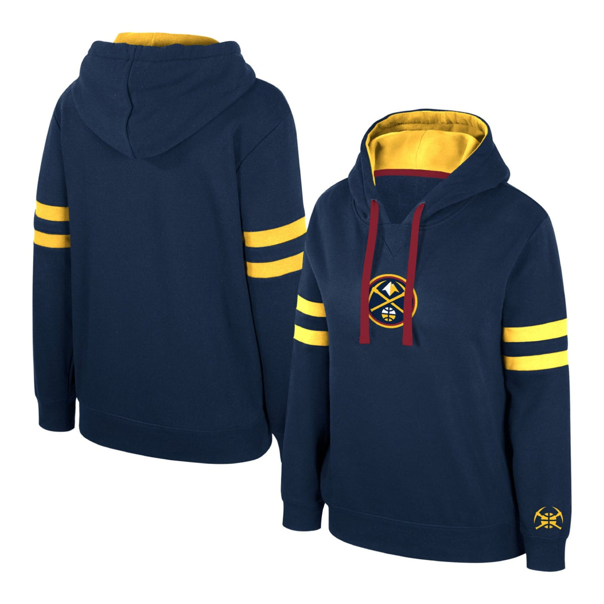 Denver Nuggets Road Game Pullover Hoody for Women product image 3, provided for visual reference and product detail review