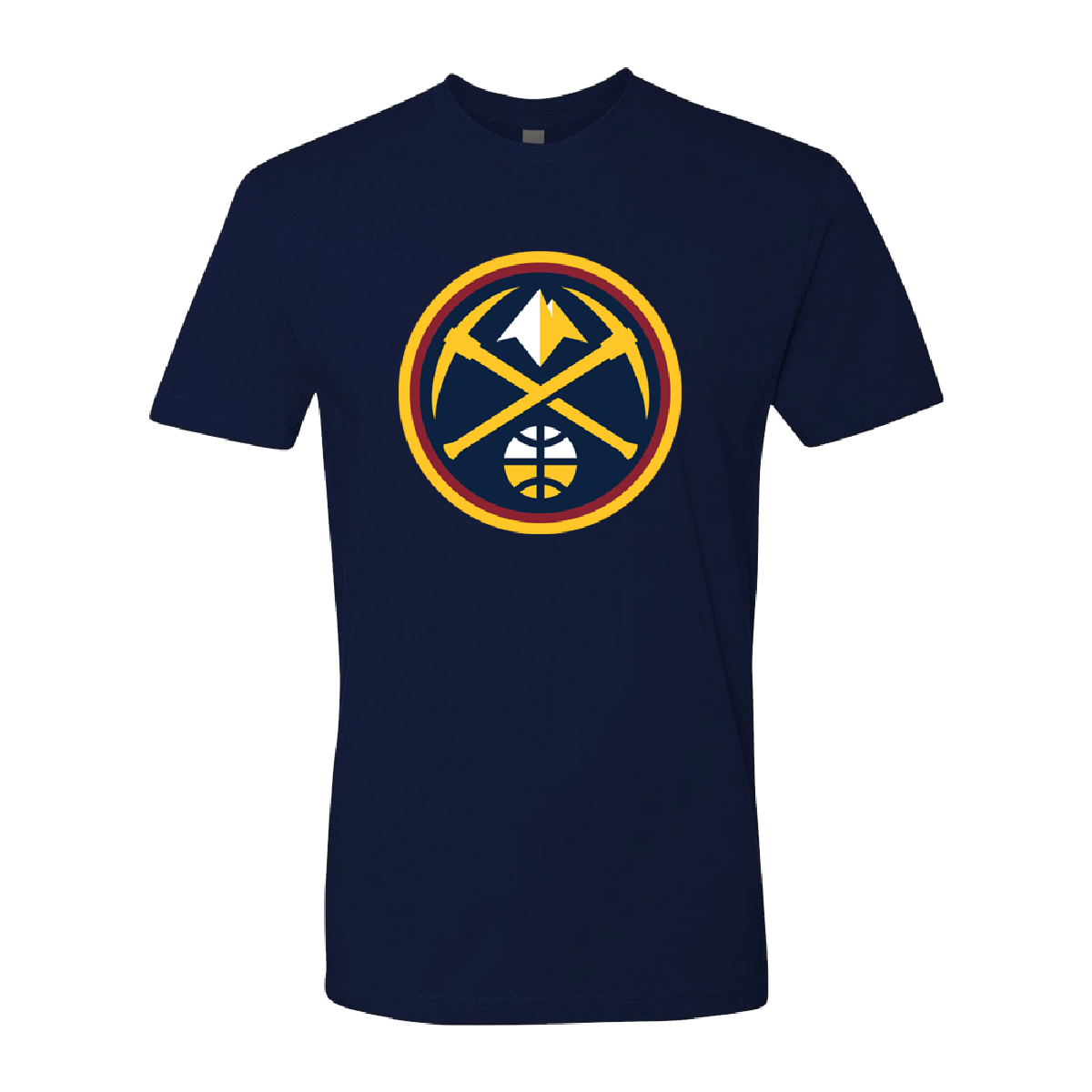 Denver Nuggets Primary Logo T-Shirt - Navy product image 1, provided for visual reference and product detail review