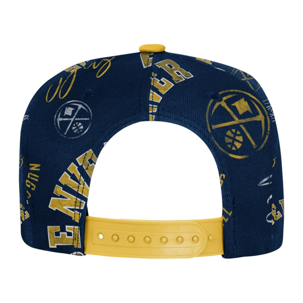 Youth Denver Nuggets Street Hooper All Over Print Snapback Hat product image 3, provided for visual reference and product