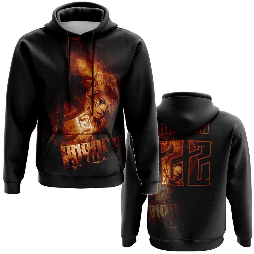 Anarchy Girl On Fire - Hoodie (Customized Buy-In) product image 1, provided for visual reference and product detail review