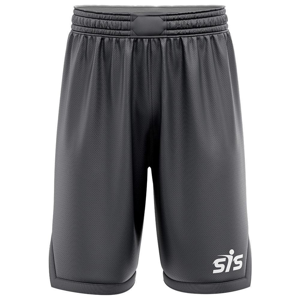 Conquer Vent Max Smash It Sports Shorts (Charcoal/White) product image 1, provided for visual reference and product detail