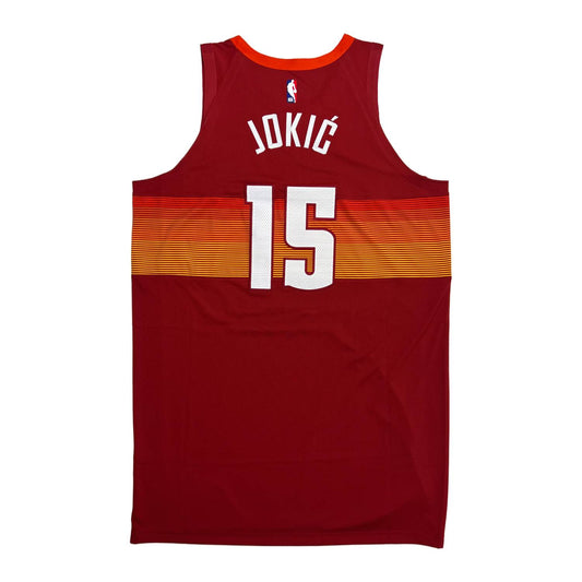 2020-21 Denver Nuggets City Edition Team Issued #15 Nikola Jokić Authentic Jersey product image 1, provided for visual