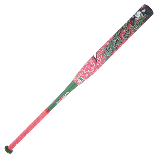 2024 Anarchy Naughty or Nice End Load USA/ASA Slowpitch Softball Bat ASPXMAS24A product image 1, provided for visual