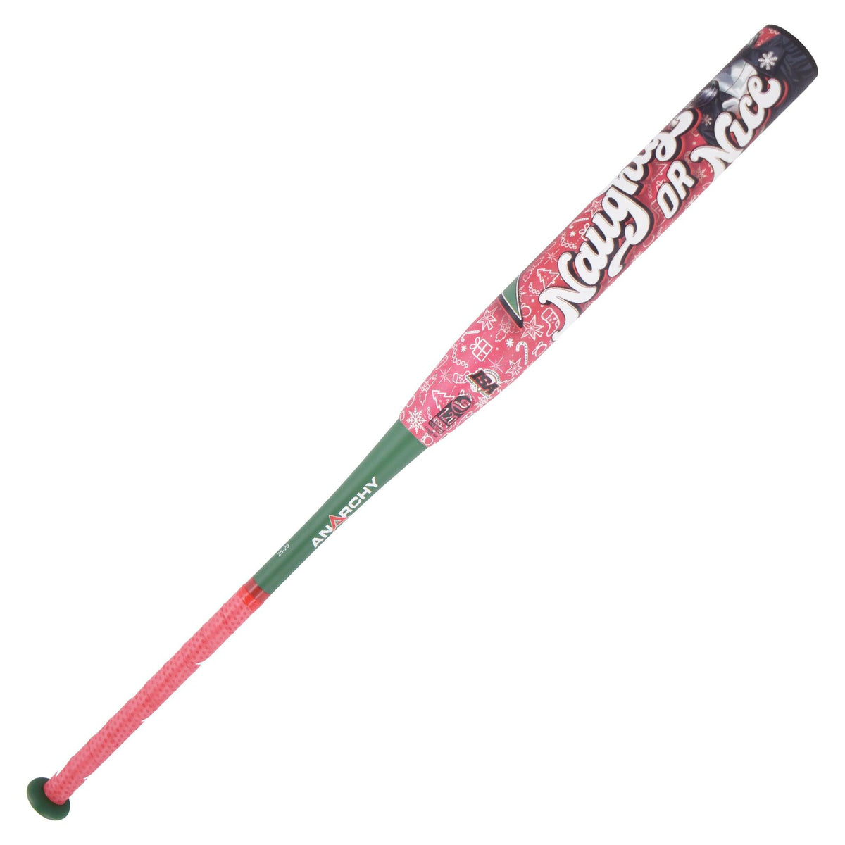 2024 Anarchy Naughty or Nice End Load USSSA Slowpitch Softball Bat ASPXMAS24U product image 1, provided for visual reference