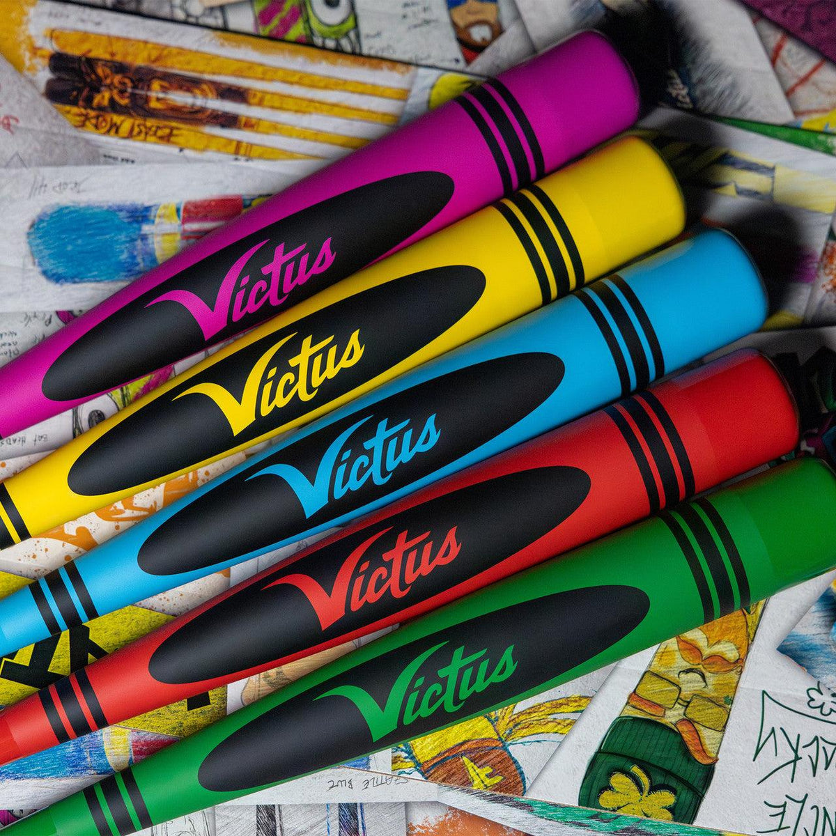 Victus Vibe Crayon -10 USSSA Junior Big Barrel Baseball Bat - VJBBVIBC product image 9, provided for visual reference and