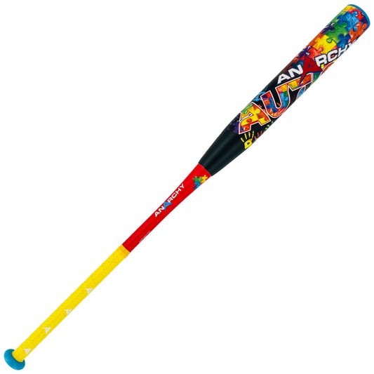 2025 Anarchy Autism Awareness End Load USSSA Slowpitch Softball Bat ASPAUT25U product image 1, provided for visual reference