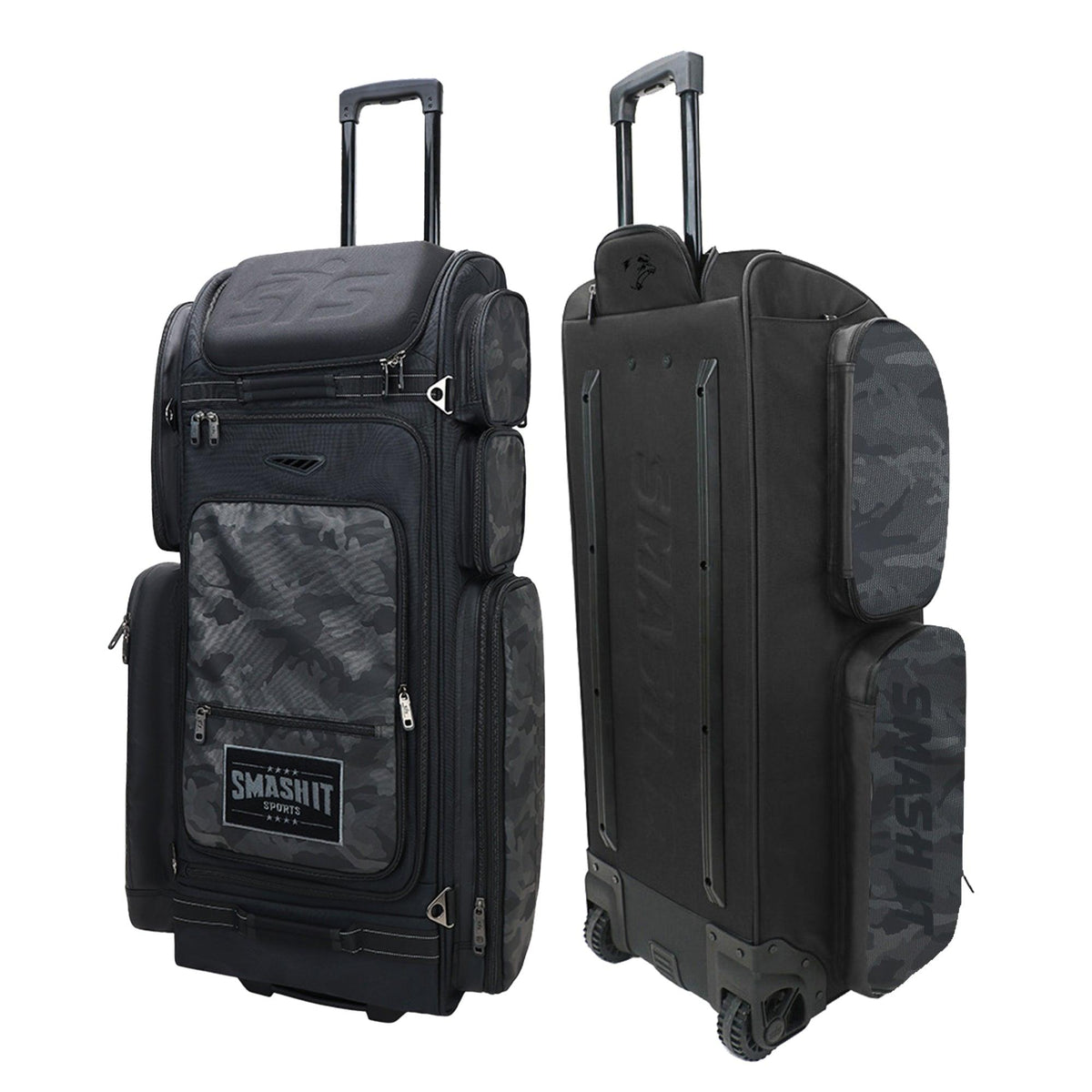 Smash Ops Guerrilla V4 Roller Bag - Black Camo product image 2, provided for visual reference and product detail review