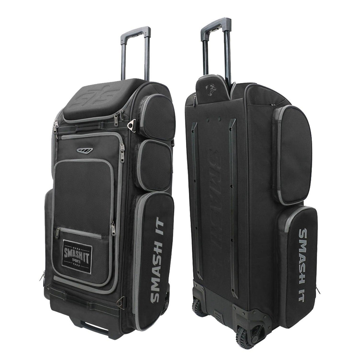 Smash Ops Guerrilla V4 Roller Bag - Black/Charcoal product image 2, provided for visual reference and product detail review