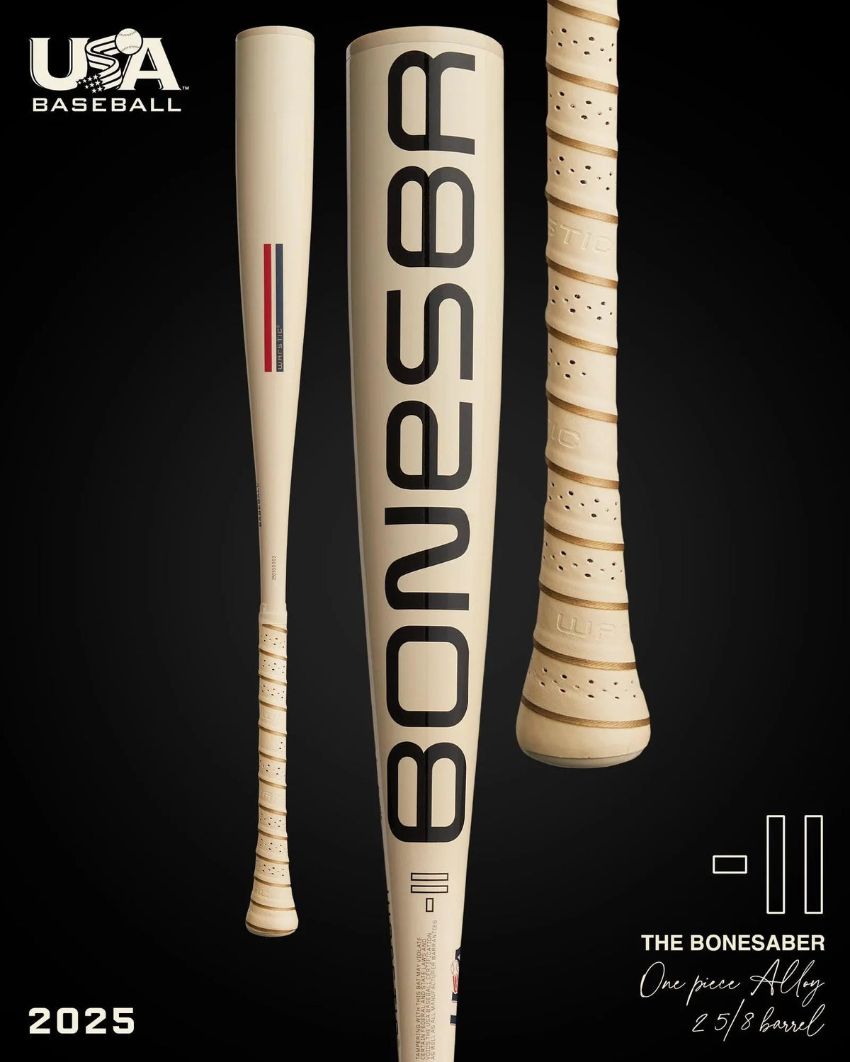 2025 Warstic Bonesaber Metal USA Baseball Bat -11 product image 5, provided for visual reference and product detail review