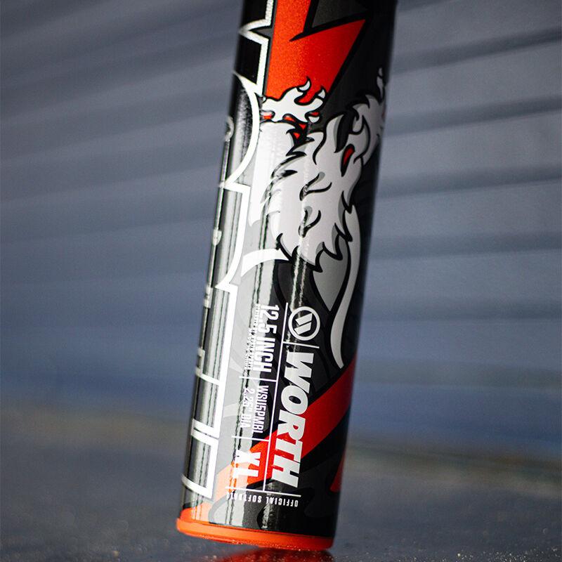 2025 Worth Bedlam - Phil Matte XL USSSA Slowpitch Softball Bat WSU5PMBL product image 10, provided for visual reference and
