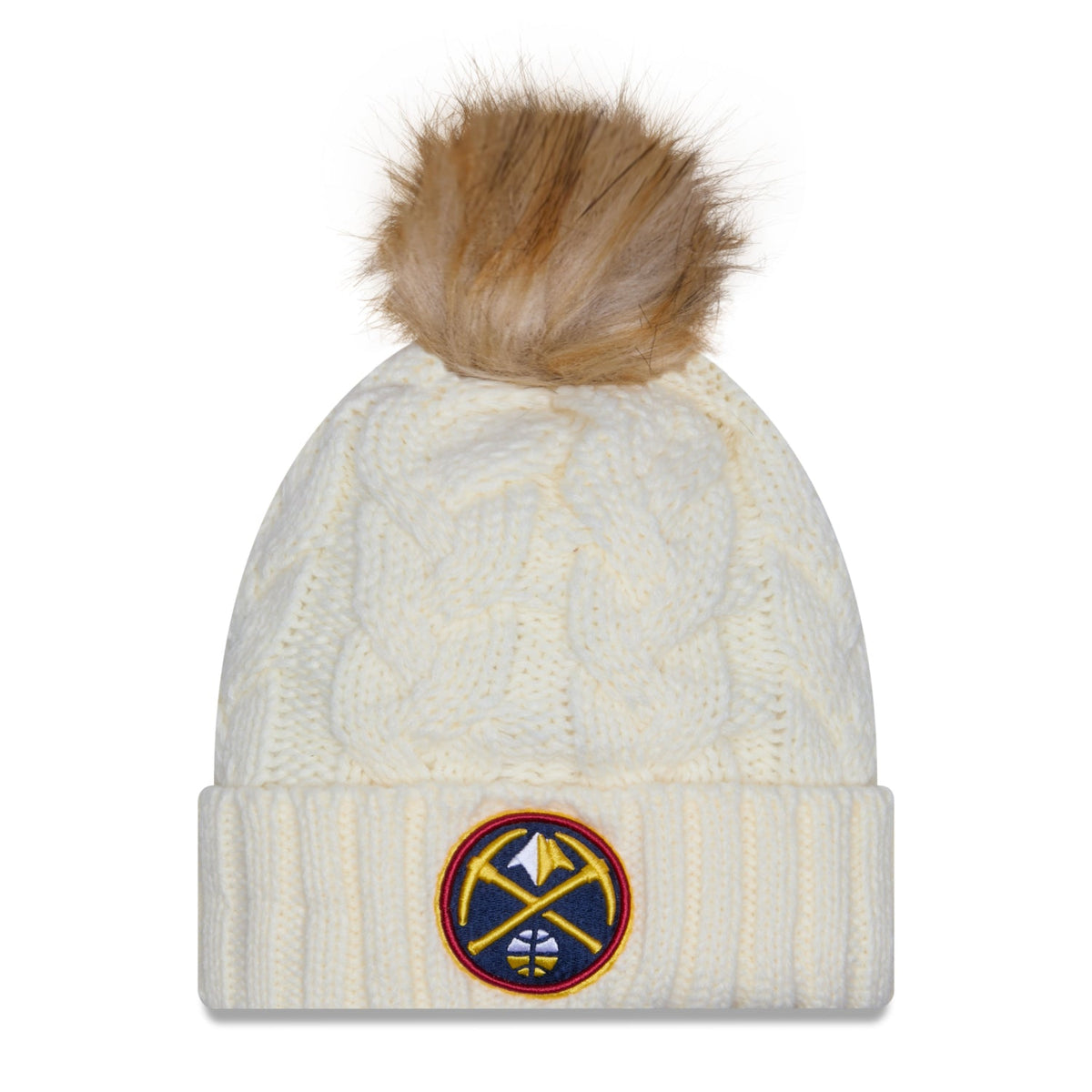 Denver Nuggets Fur Pom Knit for Women product image 1, provided for visual reference and product detail review