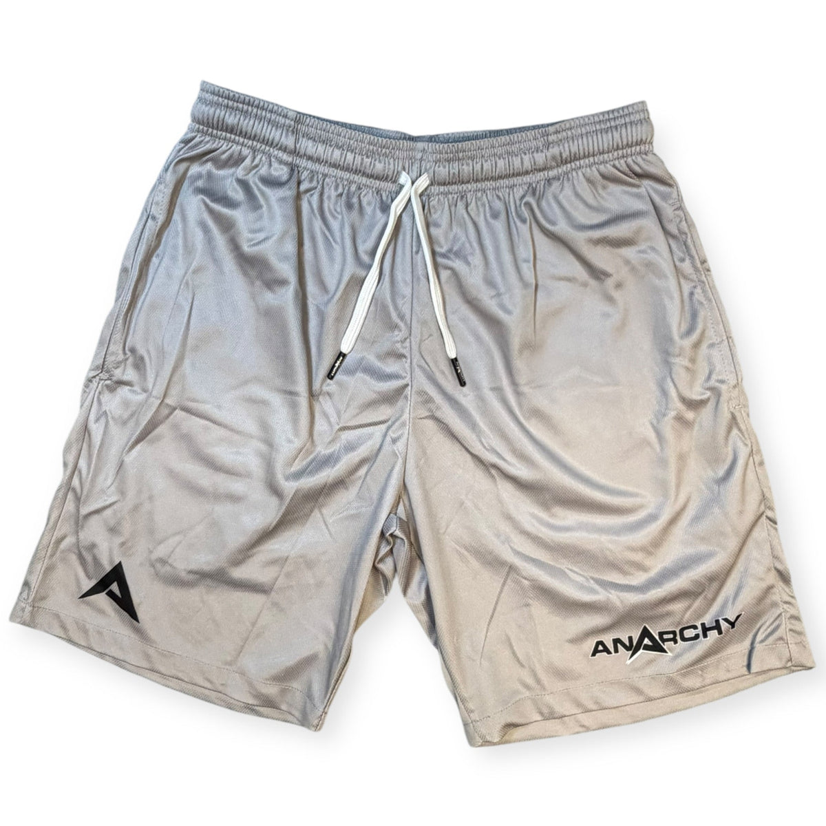 Anarchy Mesh Shorts - Stealth - Grey/Black/White product image 1, provided for visual reference and product detail review