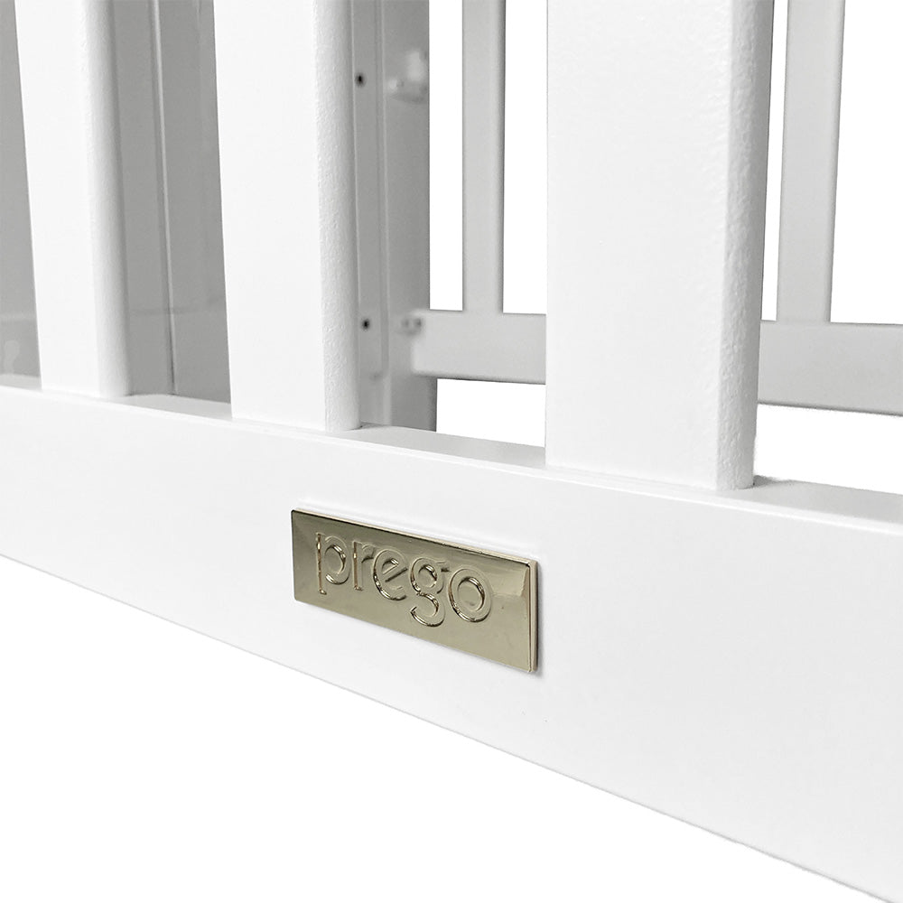 Prego Oru Foldable Wooden Crib 120cm x 60cm - White
