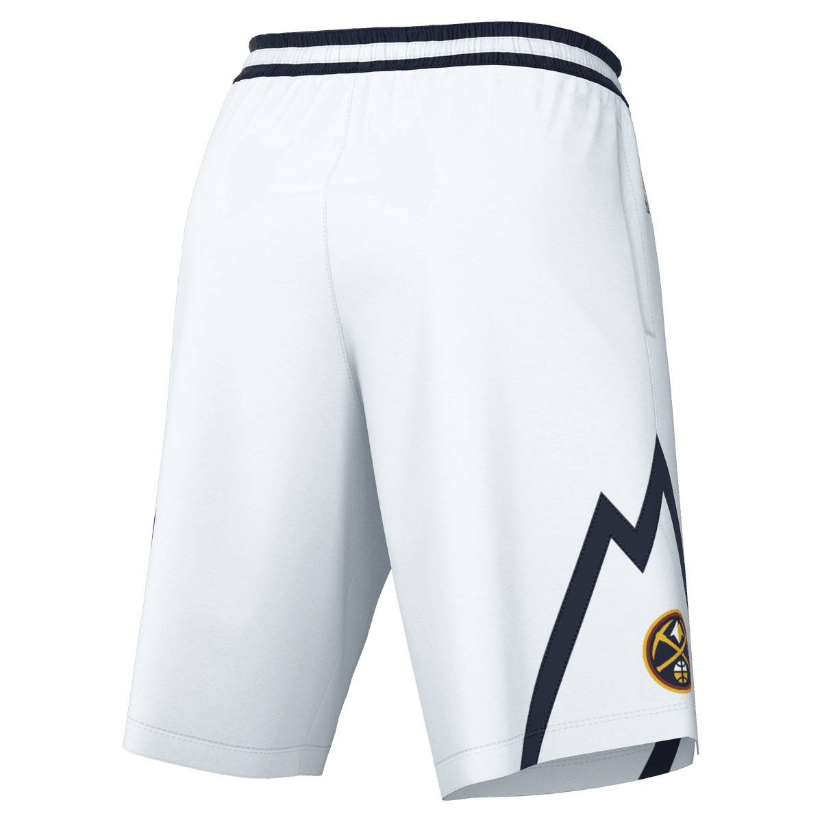 Denver Nuggets Association Swingman Shorts product image 2, provided for visual reference and product detail review