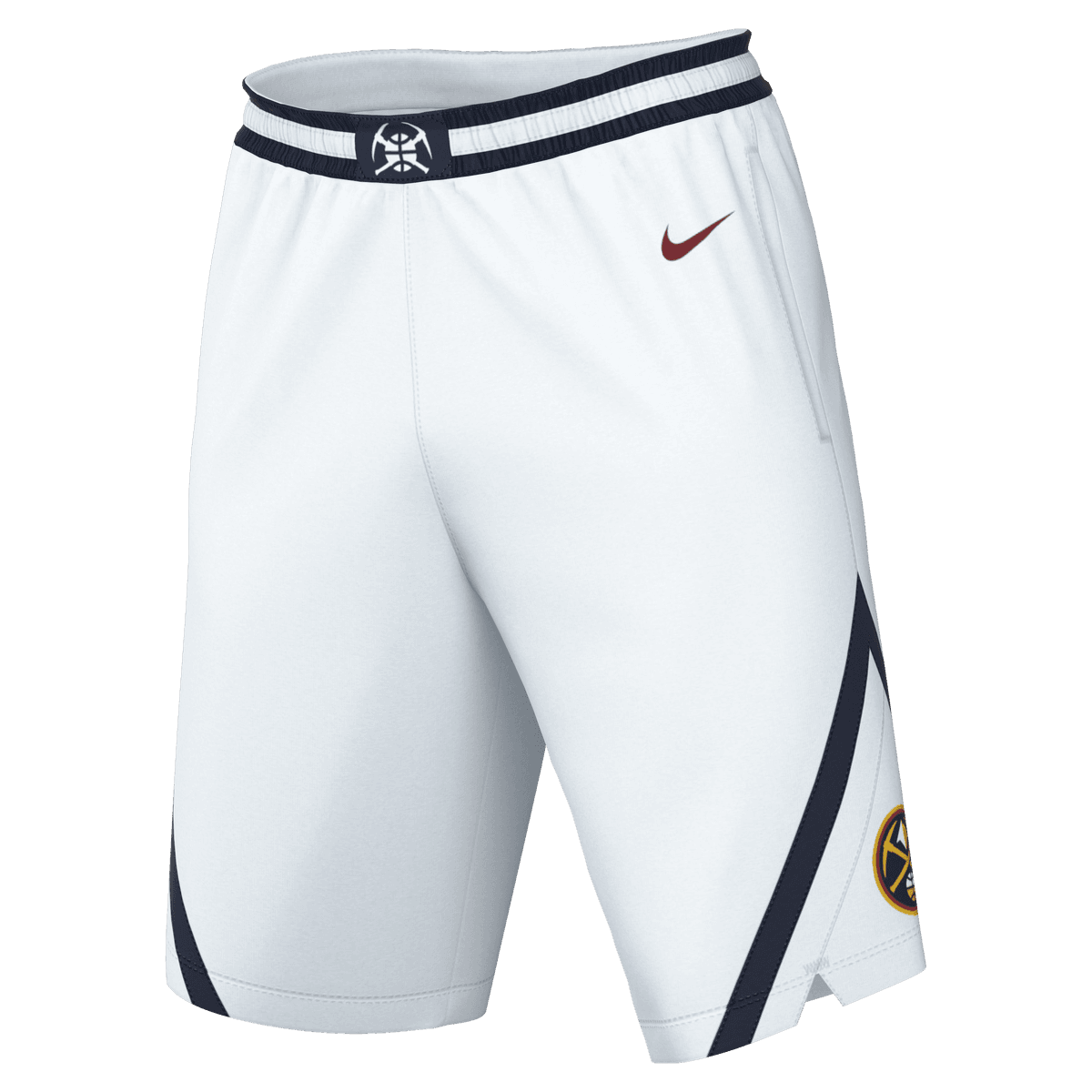 Denver Nuggets Association Swingman Shorts product image 1, provided for visual reference and product detail review