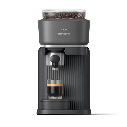 Philips Baristina Espresso Machine (BAR300/60) + FREE Coffee Waste Bin - Black