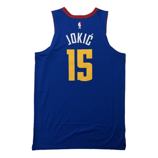 2021 Denver Nuggets Statement Team Issued #15 Nikola Jokić Authentic Jersey product image 1, provided for visual reference