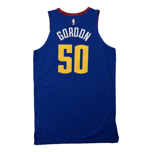 2021-22 Nuggets Statement Team Issued #50 Aaron Gordon Authentic Jersey product image 1, provided for visual reference and