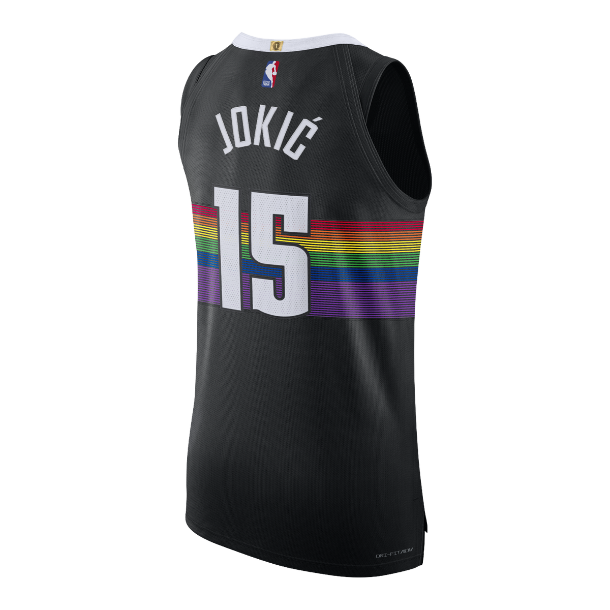 Denver Nuggets 2025-26 City Edition #15 Nikola Jokić Authentic Jersey product image 1, provided for visual reference and