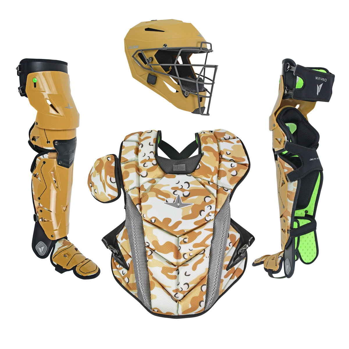 All-Star MVP-Pro Baseball Catchers Set - Armed Forces Day product image 1, provided for visual reference and product detail