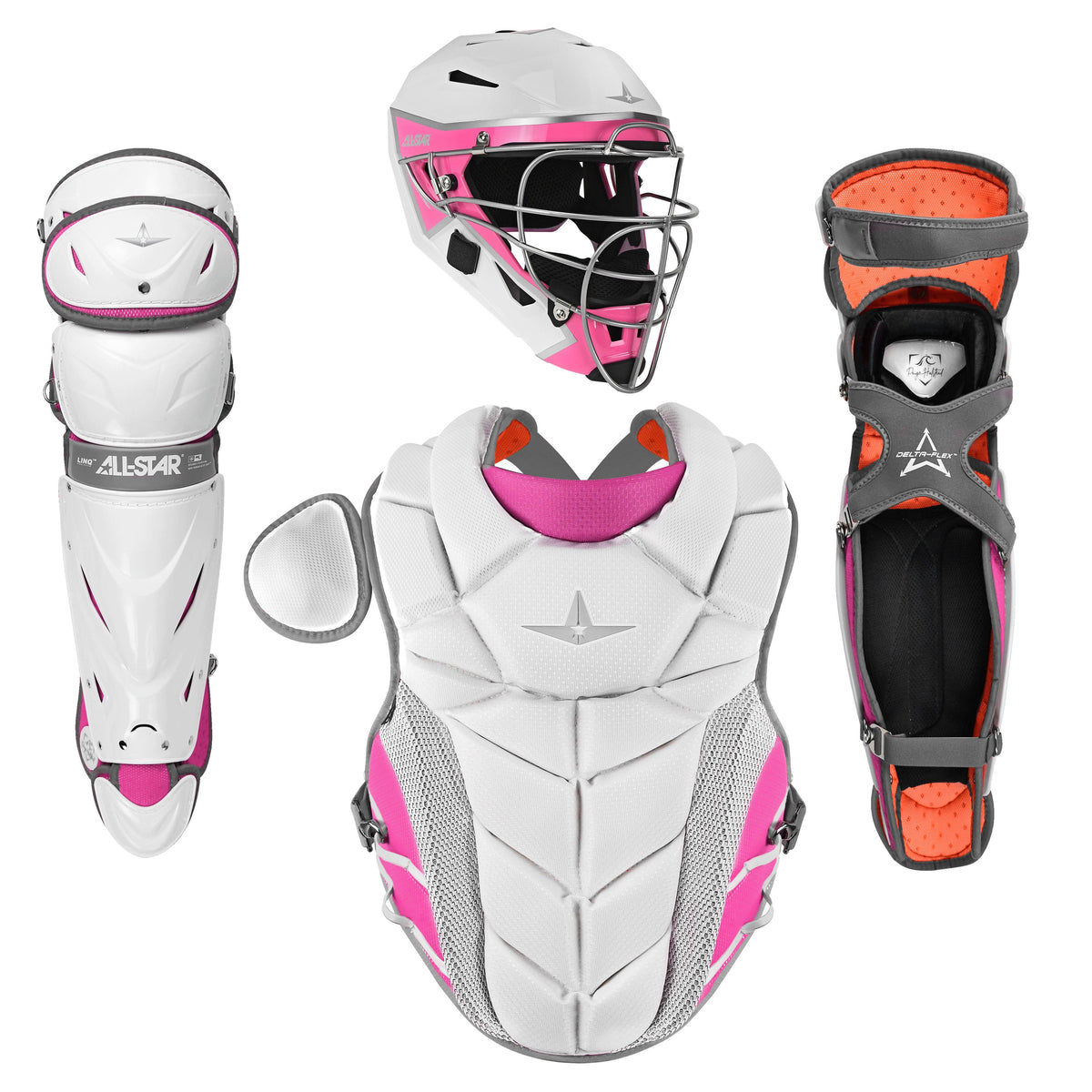 All-Star PHX Fastpitch Catchers Kit - Mothers Day Edition product image 1, provided for visual reference and product detail