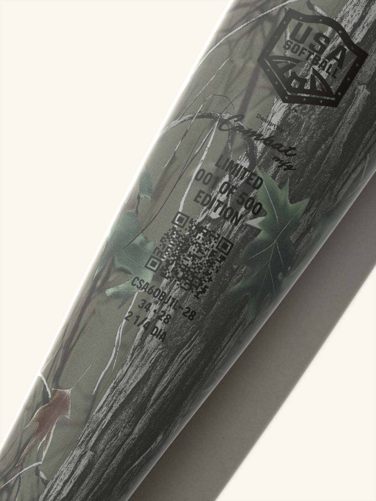 2026 Combat MFG CR-1 Outdoor "Shooters Shoot" Bradley Jones 12.75" 1-Piece USA/ASA Slowpitch Softball Bat - CSA6OBJ1L