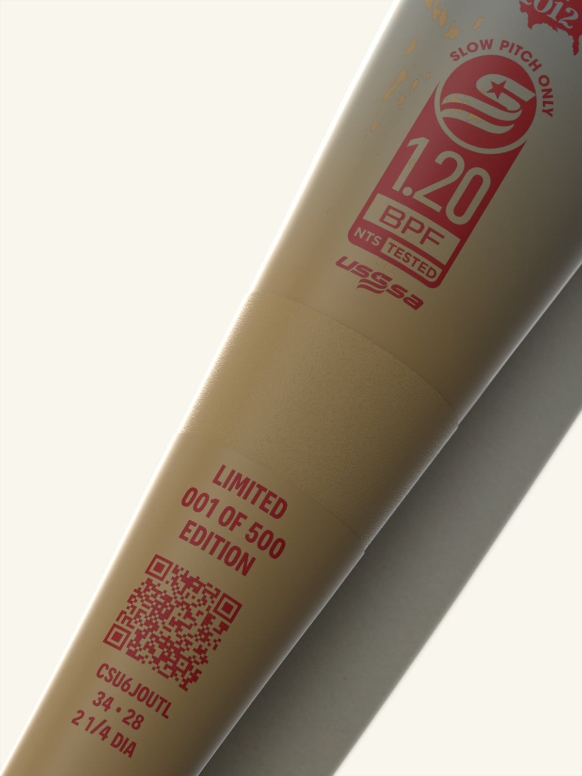 2026 Combat MFG CR-1 Outdoor "Big Barrels" Bradley Jones 12" 2-Piece USSSA Slowpitch Softball Bat - CSU6JOUTL product image