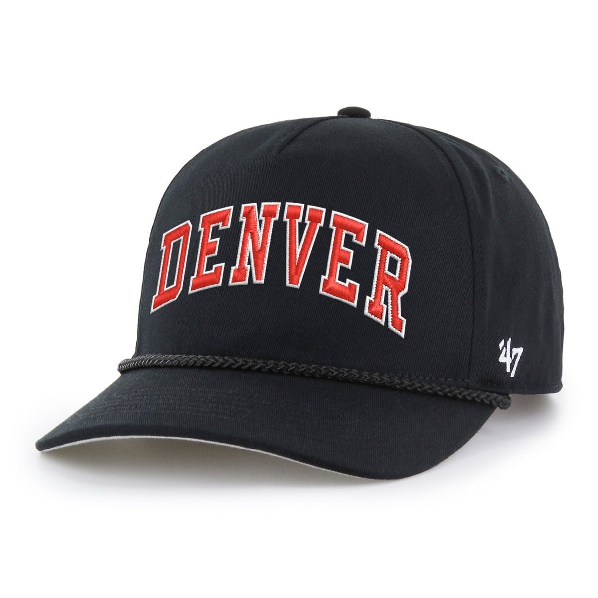 Denver Nuggets ABA Wordmark Hitch Snapback Hat product image 1, provided for visual reference and product detail review