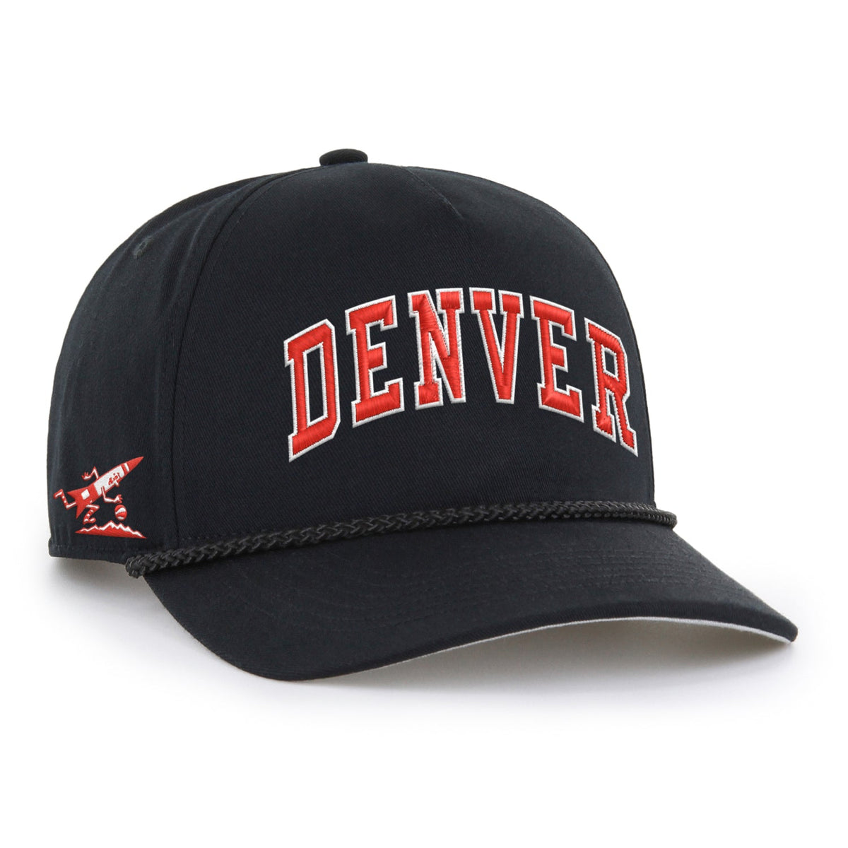 Denver Nuggets ABA Wordmark Hitch Snapback Hat product image 2, provided for visual reference and product detail review