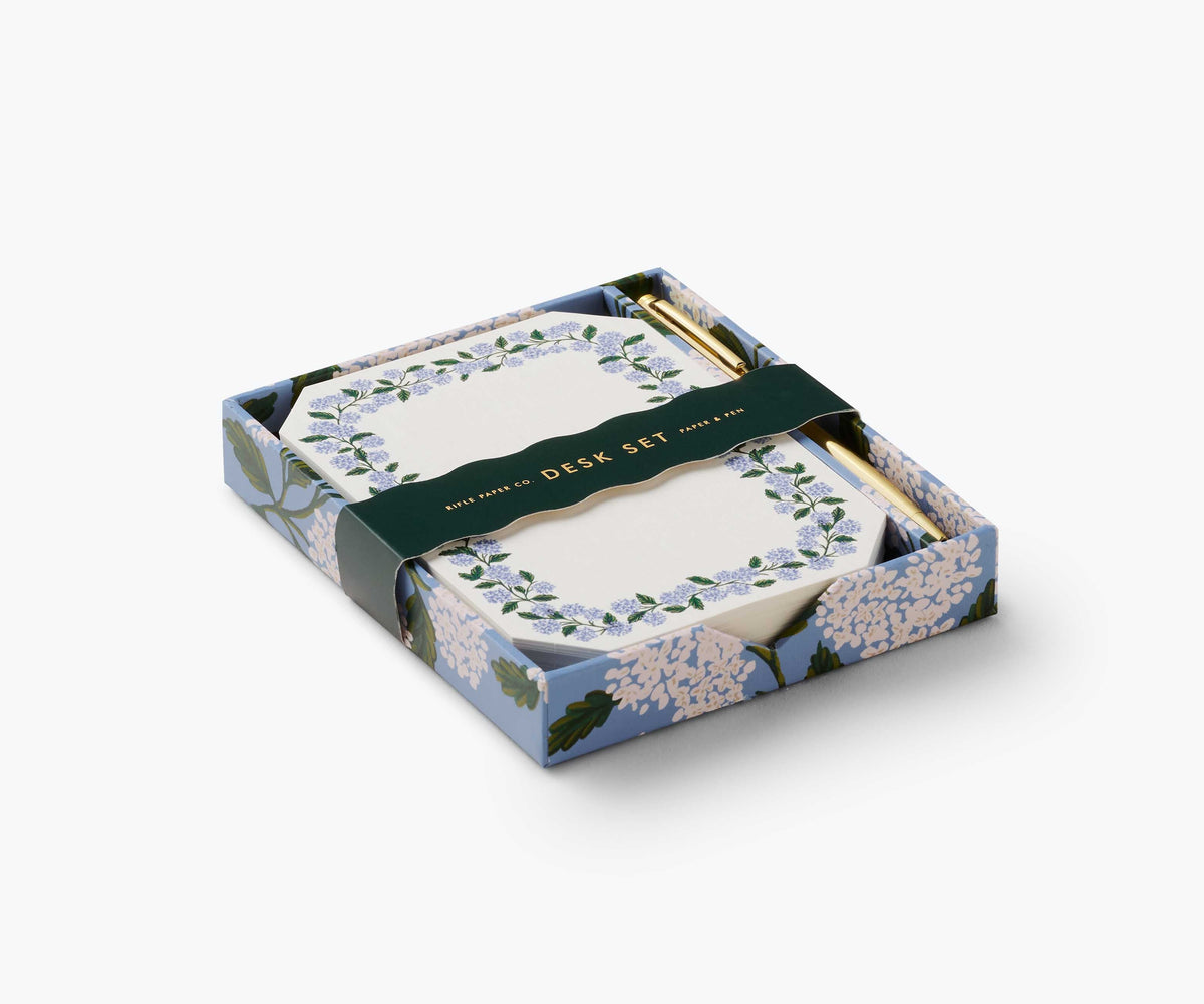 Note Writing Set - Hydrangea