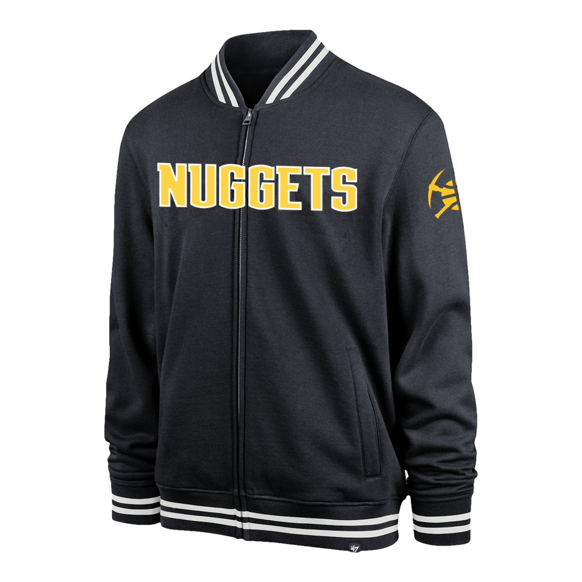 Denver Nuggets Camden Track Jacket product image 1, provided for visual reference and product detail review