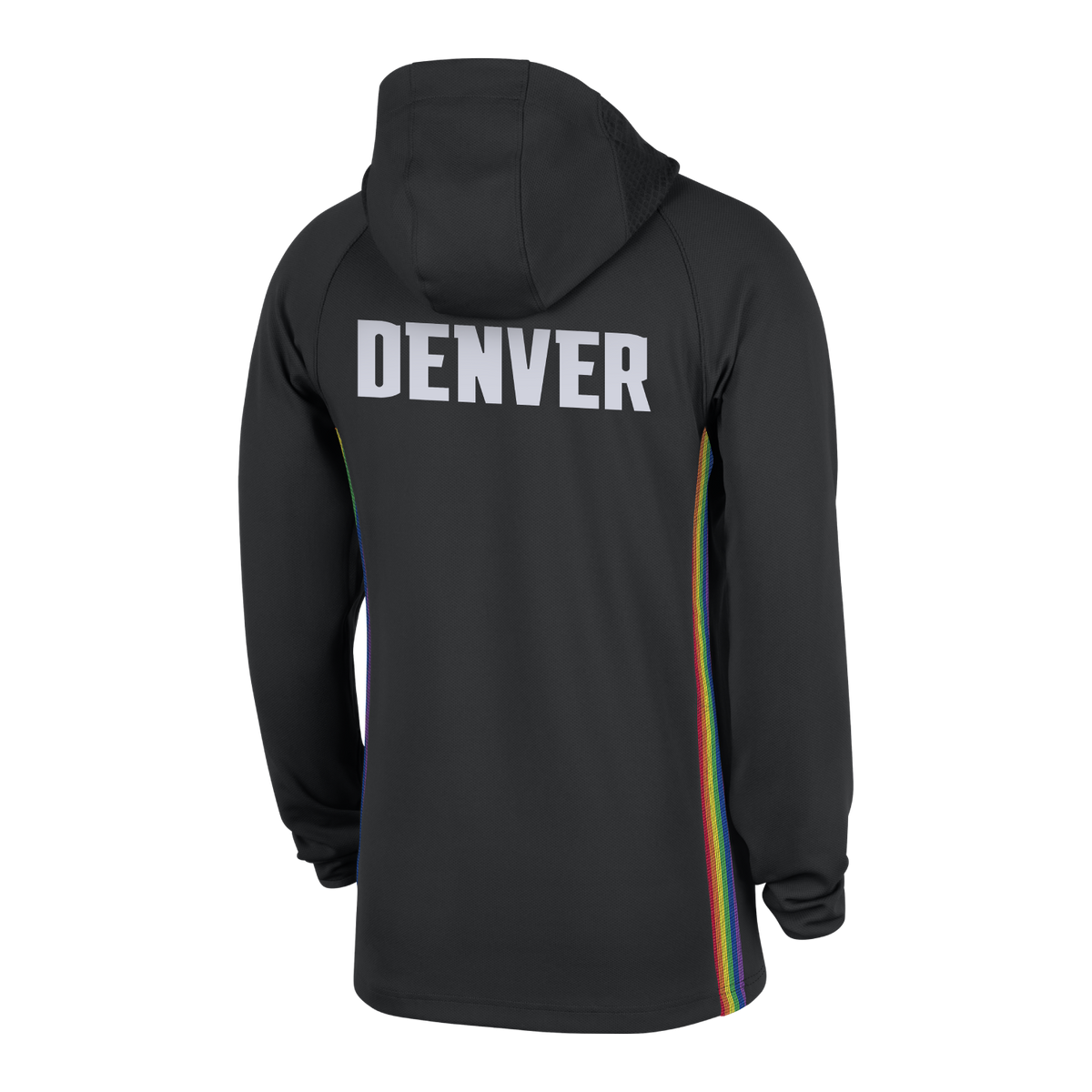 Denver Nuggets 2025-26 City Edition Nike Zone Half Zip Hoody product image 2, provided for visual reference and product