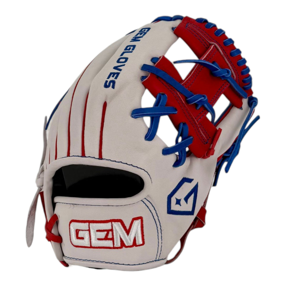 Gem Gloves Baseball Fielding Glove - GEM127 The Patriot product image 1, provided for visual reference and product detail