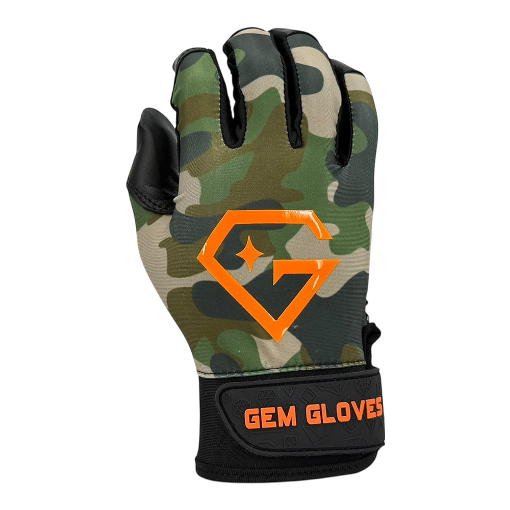 Gem Glove Opalite Batting Glove - Hunter product image 1, provided for visual reference and product detail review