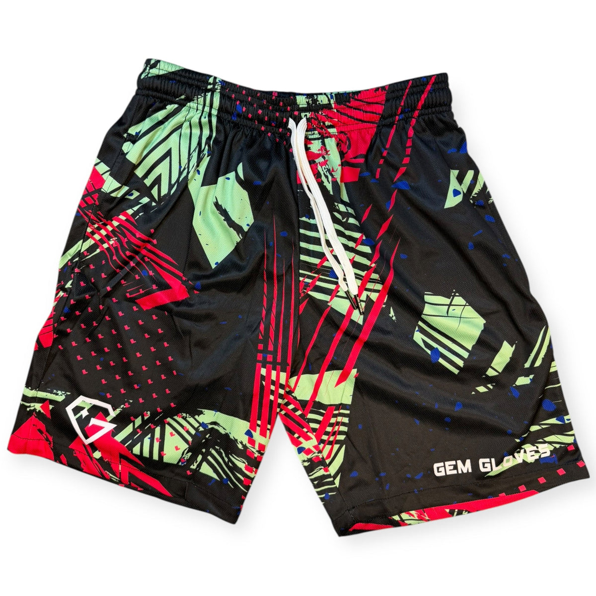Gem Gloves Mesh Shorts - Breakout product image 1, provided for visual reference and product detail review
