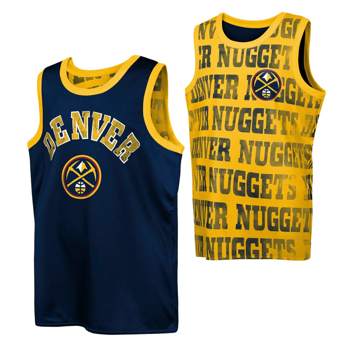Youth Denver Nuggets Reversible Tank Top product image 1, provided for visual reference and product detail review
