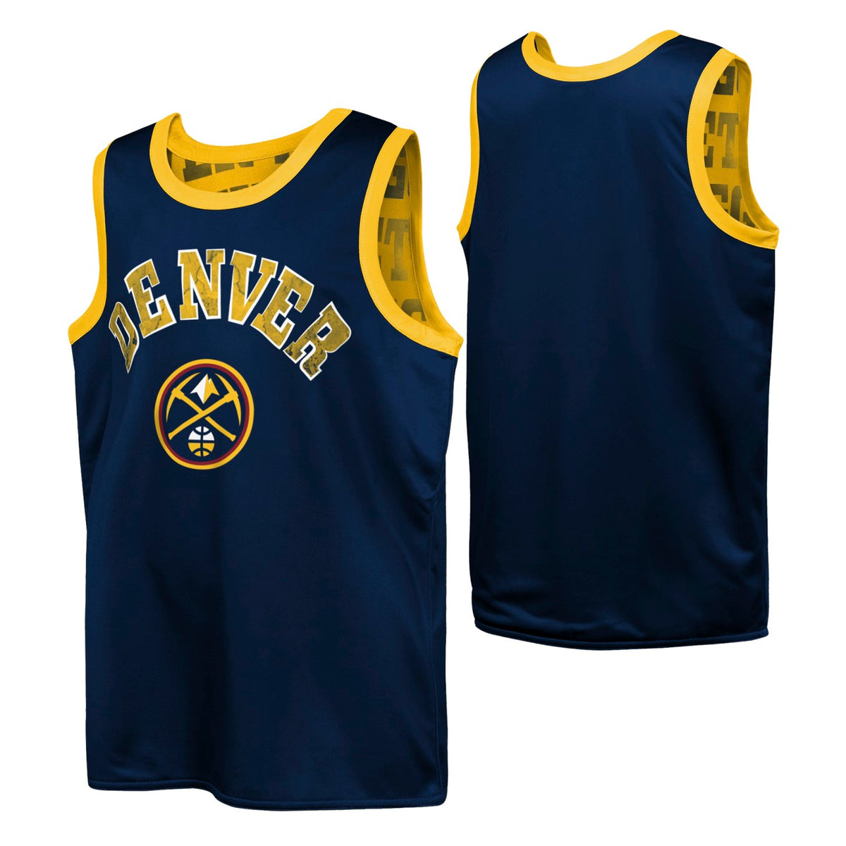 Youth Denver Nuggets Reversible Tank Top product image 3, provided for visual reference and product detail review