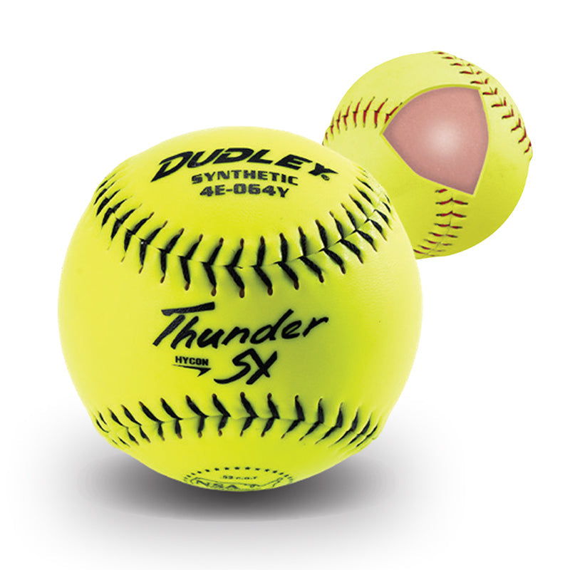 Dudley Thunder SY Hycon NSA 11" Slowpitch Softballs 4E064Y product image 2, provided for visual reference and product detail