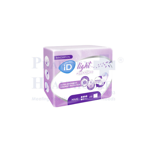 ID Light Advanced Maxi, 40.5cm x 12.5cm, 10's/Bag