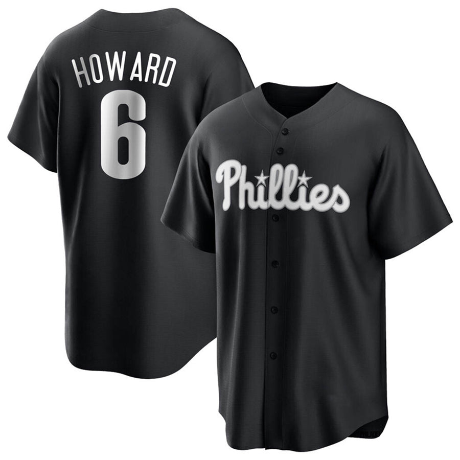 P.Phillies #6 Ryan Howard Player Black Replica Baseball product image 1