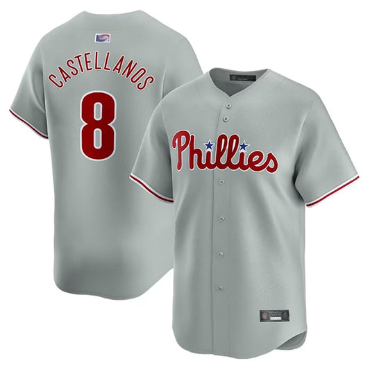 P.Phillies #8 Nick Castellanos Player Grey Road Limited product image 1