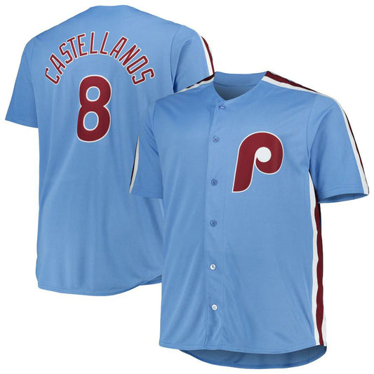 P.Phillies #8 Nick Castellanos Player White Home Limited product image 1