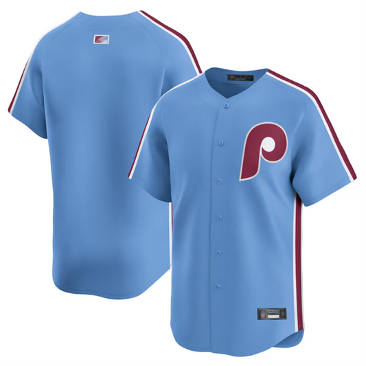 P.Phillies Blank Player Light Blue Limited Game Baseball product image 1