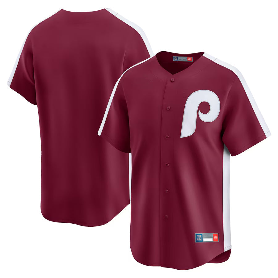 P.Phillies Blank Player Maroon Throwback Cooperstown product image 1