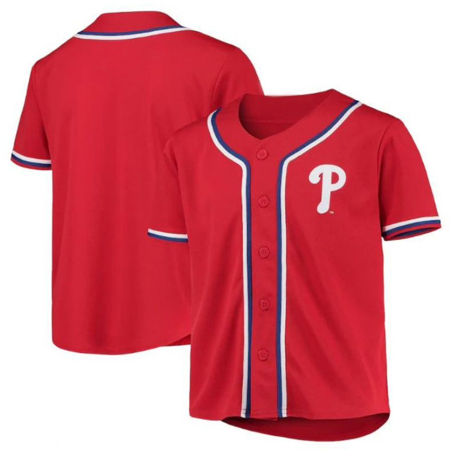 P.Phillies Blank Player Red Limited Team Baseball Jerseys product image 1