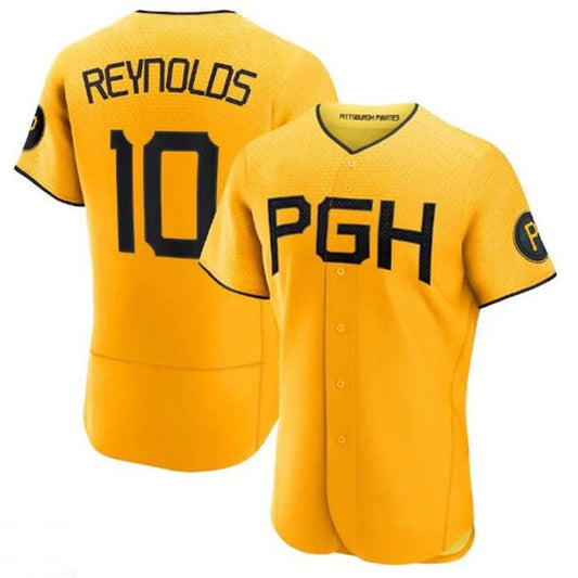 P.Pirates #10 Bryan Reynolds Player City Connect Gold Elite product image 1