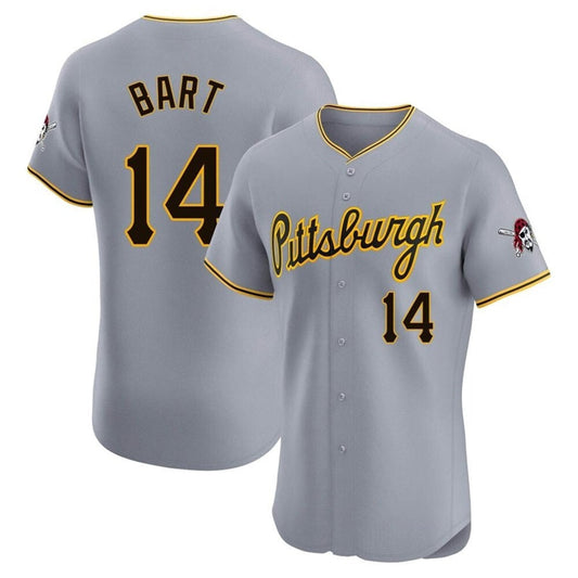 P.Pirates #14 Joey Bart Player Gray Limited Elite Baseball product image 1
