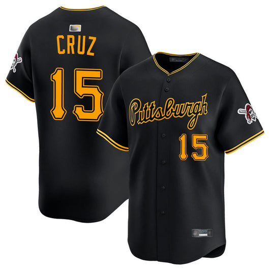 P.Pirates #15 Oneil Cruz Player Black Home Limited Baseball product image 1